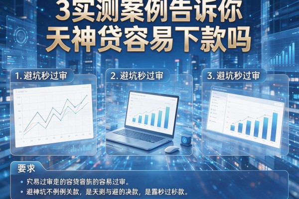 3个实测案例告诉你天神贷容易下款吗,避坑秒过审!