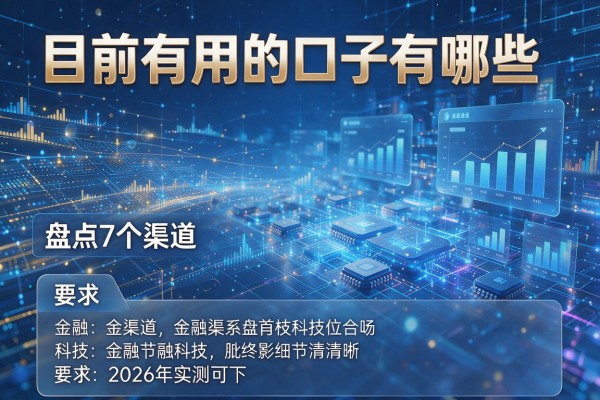 目前有用的口子有哪些 盘点7个渠道2026年实测可下!