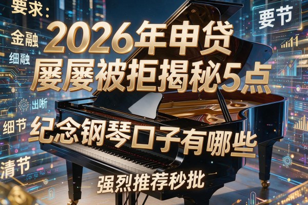 2026年申贷屡屡被拒揭秘5点纪念钢琴口子有哪些强烈推荐秒批!