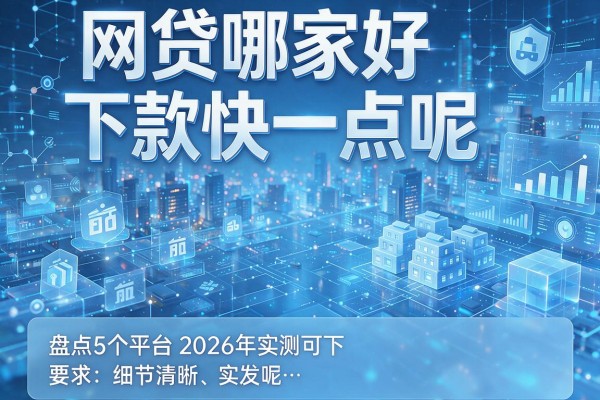 网贷哪家好下款快一点呢 盘点5个平台2026年实测可下！