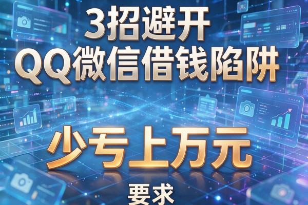 3招避开QQ微信借钱陷阱，少亏上万元！