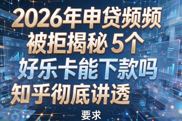 2026年申贷频频被拒揭秘5个好乐卡能下款吗知乎彻底讲透!