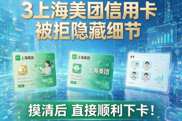 3个上海美团信用卡被拒隐藏细节，摸清后直接顺利下卡！