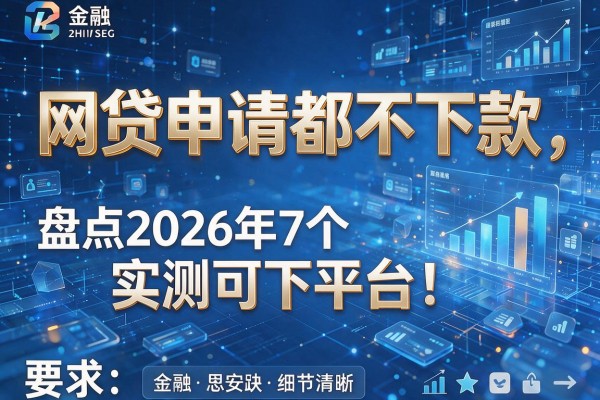 网贷申请都不下款,盘点2026年7个实测可下平台!