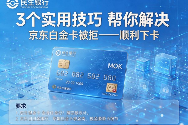 3个实用技巧帮你解决民生银行京东白金卡被拒,顺利下卡!