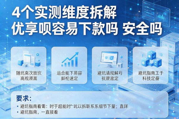 4个实测维度拆解优享呗容易下款吗安全吗,避坑指南直接看!