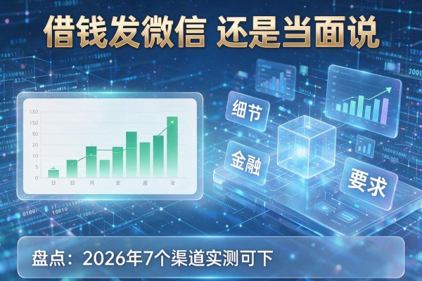 借钱发微信还是当面说 盘点2026年7个渠道实测可下!
