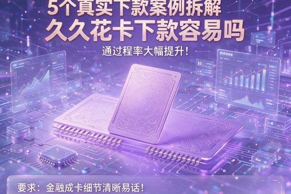 5个真实下款案例拆解久久花卡下款容易吗,通过率大幅提升!