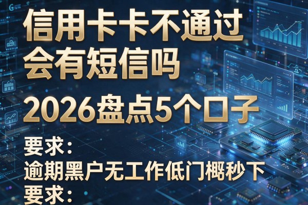 信用卡不通过会有短信吗 2026盘点5个口子 逾期黑户无工作低门槛秒下