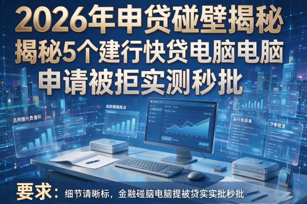 2026年申贷碰壁揭秘5个建行快贷电脑申请被拒实测秒批！
