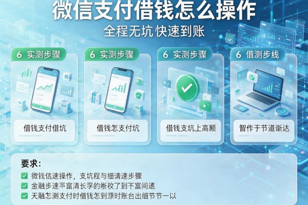 6个实测步骤详解微信支付借钱怎么操作全程无坑快速到账！