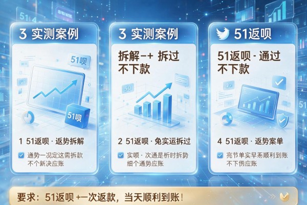3个实测案例拆解51返呗通过不下款,当天顺利到账!