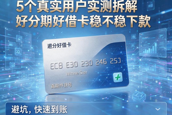 5个真实用户实测拆解好分期好借卡稳不稳下款,避坑快速到账!