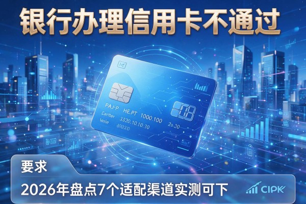 银行办理信用卡不通过 2026年盘点7个适配渠道实测可下!