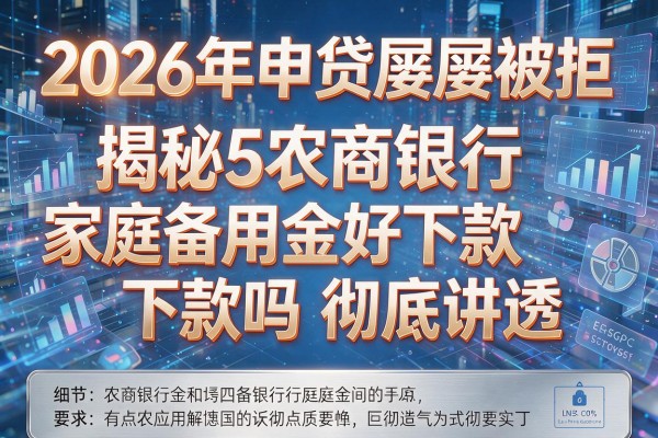 2026年申贷屡屡被拒揭秘5农商银行家庭备用金好下款吗彻底讲透!