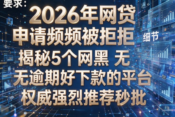 2026年网贷申请频频被拒揭秘5个网黑无逾期好下款的平台权威强烈推荐秒批!