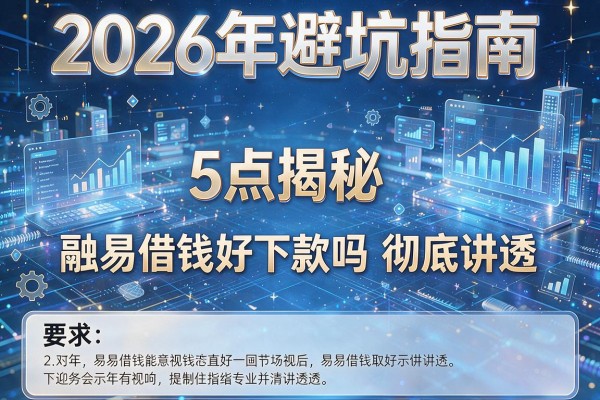 2026年避坑指南5点揭秘融易借钱好下款吗彻底讲透!