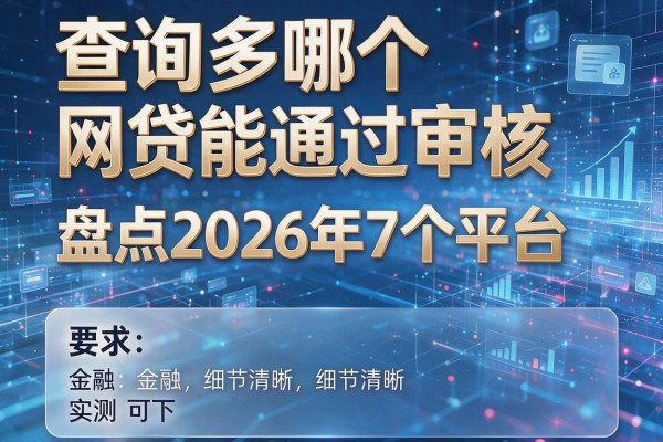 查询多哪个网贷能通过审核 盘点2026年7个平台 实测可下!