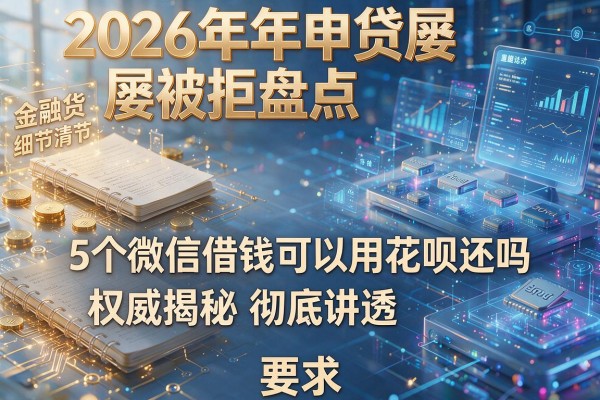 2026年申贷屡屡被拒盘点5个微信借钱可以用花呗还吗权威揭秘彻底讲透!