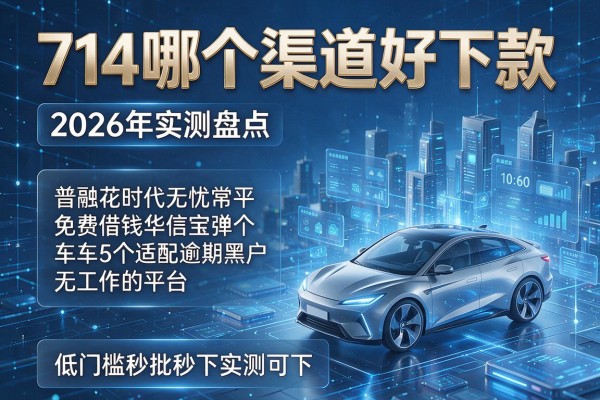 714哪个渠道好下款 2026年实测盘点普融花时代无忧常平免费借钱华信宝弹个车5个适配逾期黑户无工作的平台 低门槛秒批秒下实测可下!
