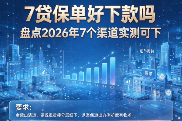 7贷保单好下款吗盘点2026年7个渠道实测可下!