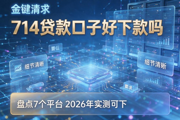 714贷款口子好下款吗 盘点7个平台2026年实测可下！