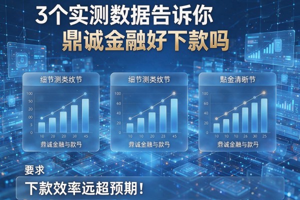 3个实测数据告诉你鼎诚金融好下款吗,下款效率远超预期!