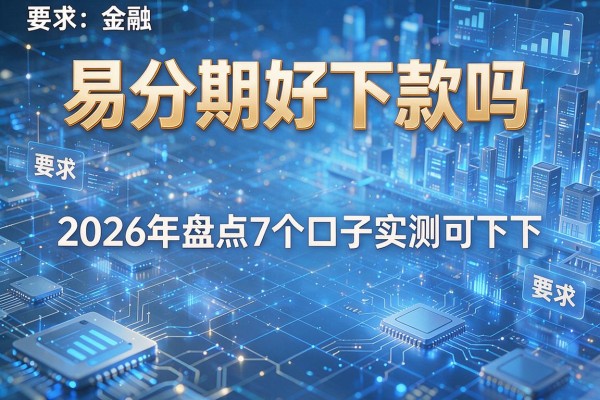 易分期好下款吗 2026年盘点7个口子实测可下!
