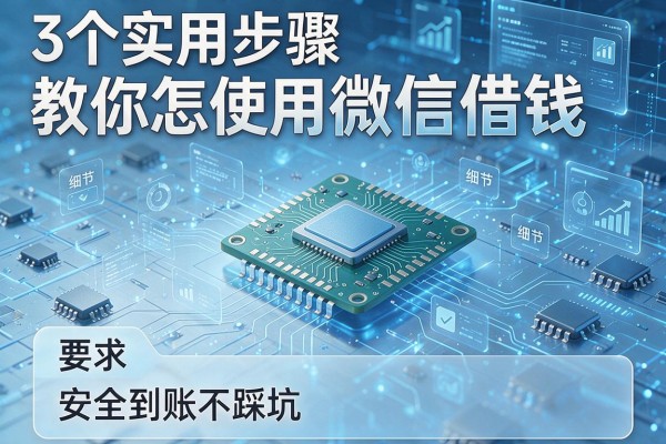3个实用步骤教你怎样使用微信借钱,安全到账不踩坑!