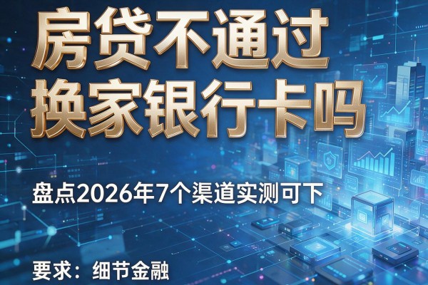 房贷不通过换家银行卡吗 盘点2026年7个渠道实测可下!