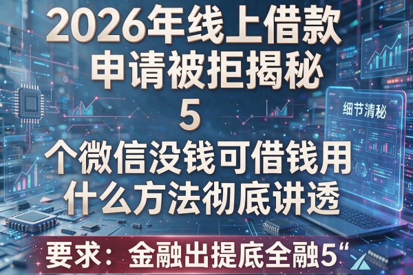 2026年线上借款申请被拒揭秘5个微信没钱可借钱用什么方法彻底讲透!