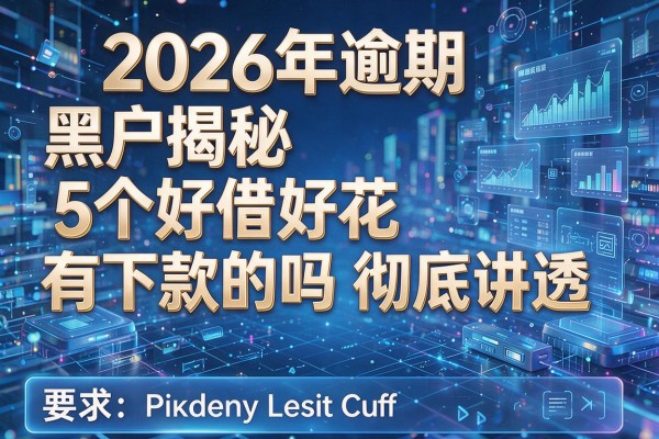 2026年逾期黑户揭秘5个好借好花有下款的吗彻底讲透!
