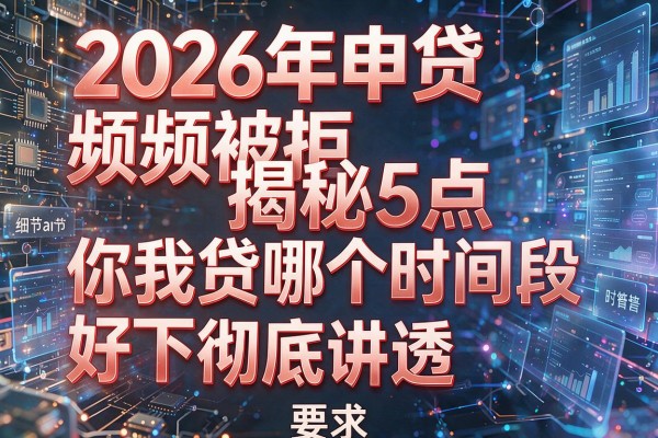 2026年申贷频频被拒揭秘5点你我贷哪个时间段好下款彻底讲透！