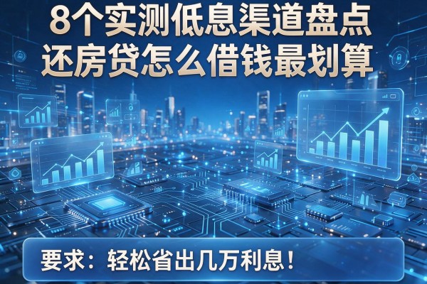 8个实测低息渠道盘点还房贷怎么借钱最划算轻松省出几万利息!