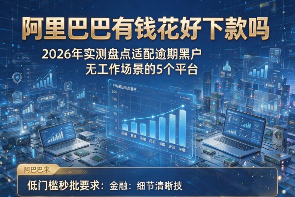阿里巴巴有钱花好下款吗 2026年实测盘点适配逾期黑户无工作场景的5个平台 低门槛秒批
