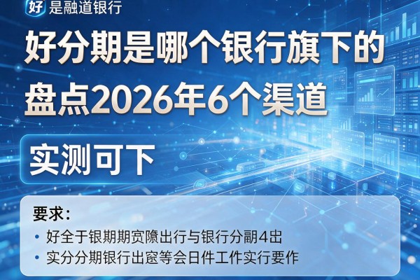 好分期是哪个银行旗下的 盘点2026年6个渠道 实测可下!
