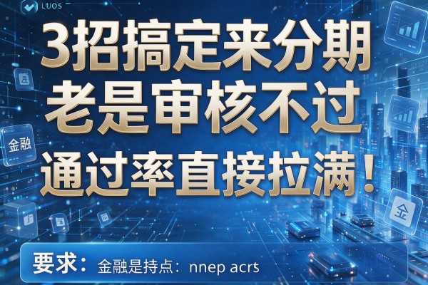 3招搞定来分期老是审核不过,通过率直接拉满!
