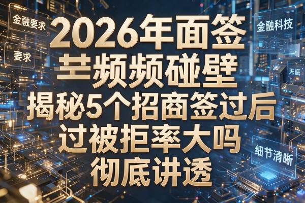 2026年面签频频碰壁揭秘5个招商面签过后被拒率大吗彻底讲透!