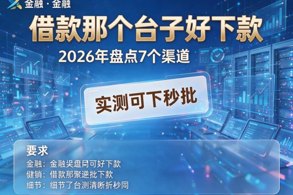 借款那个台子好下款 2026年盘点7个渠道 实测可下秒批!