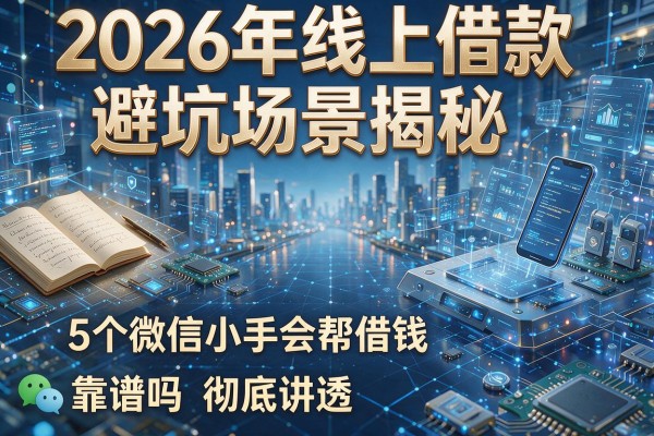 2026年线上借款避坑场景揭秘5个微信小手会帮借钱靠谱吗彻底讲透!