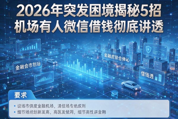 2026年突发困境揭秘5招机场有人微信借钱彻底讲透！