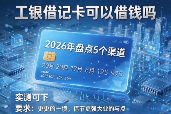 工银借记卡可以借钱吗 2026年盘点5个渠道 实测可下!