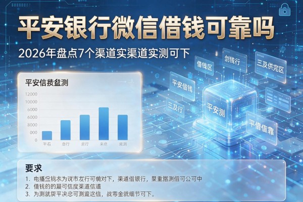 平安银行微信借钱可靠吗 2026年盘点7个渠道实测可下!