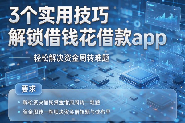 3个实用技巧解锁借钱花借款app，轻松解决资金周转难题！