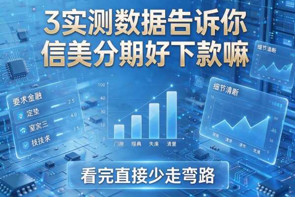 3个实测数据告诉你信美分期好下款嘛，看完直接少走弯路！