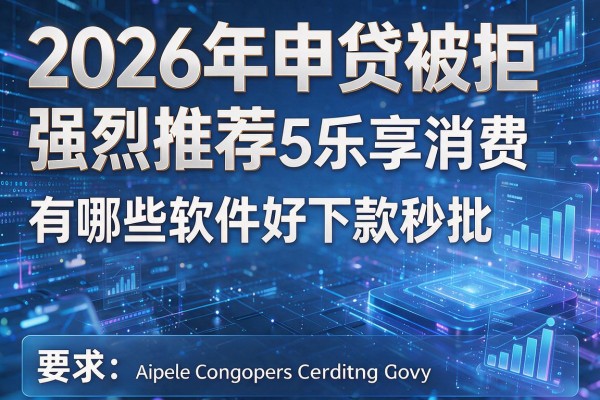 2026年申贷被拒强烈推荐5乐享消费有哪些软件好下款秒批!