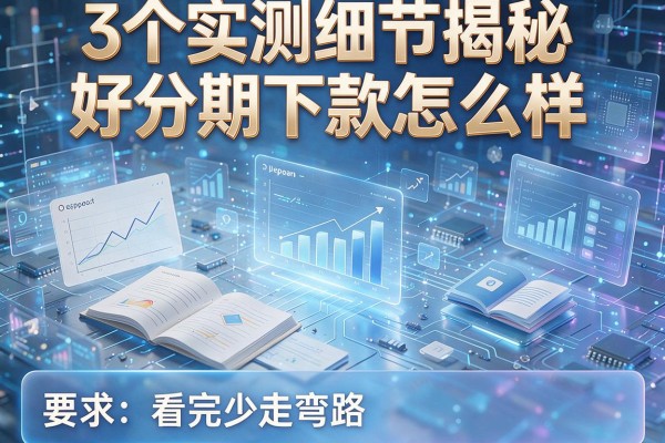 3个实测细节揭秘好分期下款怎么样,看完少走弯路!