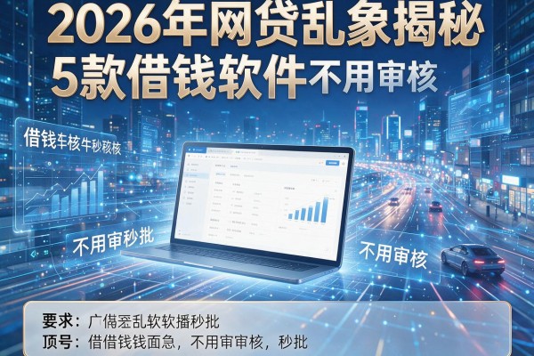 2026年网贷乱象揭秘5款借钱软件不用审核秒批!