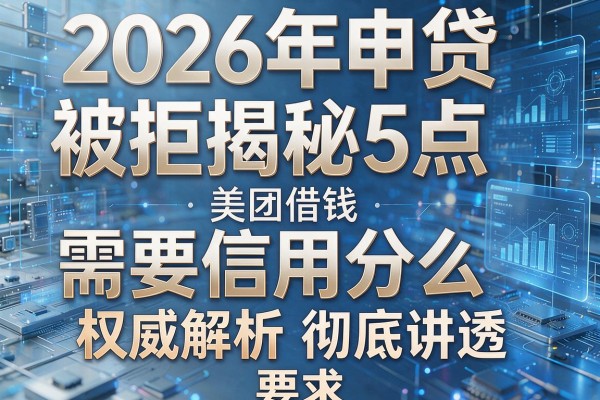 2026年申贷被拒揭秘5点美团借钱需要信用分么权威解析彻底讲透!