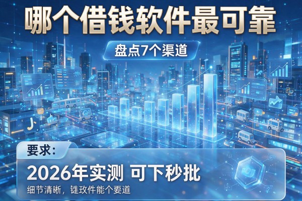 哪个借钱软件最可靠 盘点7个渠道 2026年实测可下秒批!